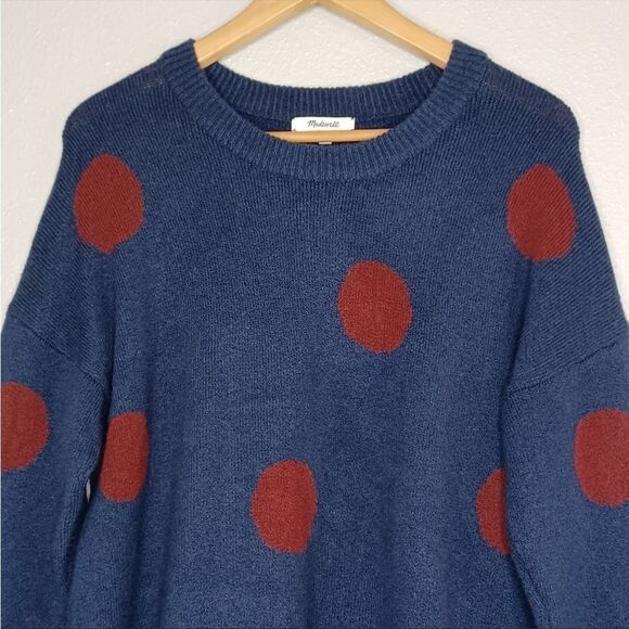 Madewell Jenna dot cozy sweater xxs - Picture 6 of 10